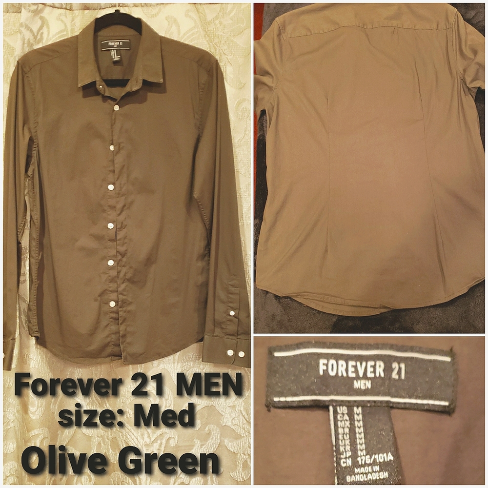 FOREVER 21 MEN Slim Fit Shirt